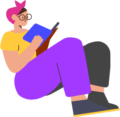 WomanReading Illustration